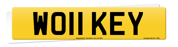 Registration number WO11 KEY